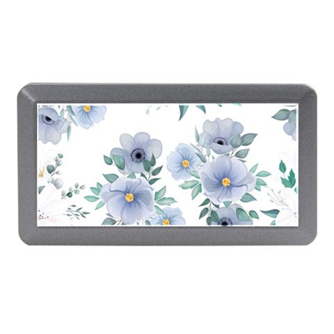 Floral pattern Memory Card Reader (Mini) from ArtsNow.com Front