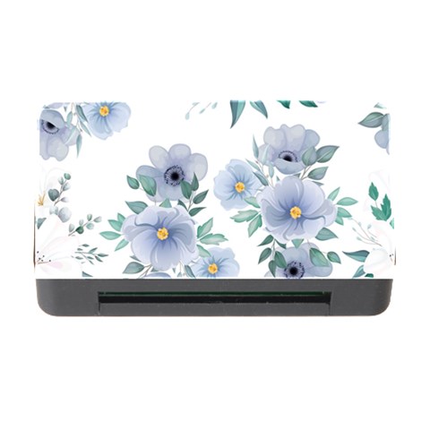 Floral pattern Memory Card Reader with CF from ArtsNow.com Front
