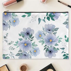 Floral pattern Cosmetic Bag (XXXL) from ArtsNow.com Front