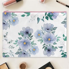 Floral pattern Cosmetic Bag (XXXL) from ArtsNow.com Front
