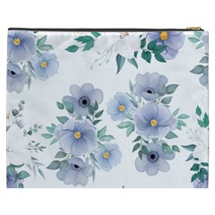 Floral pattern Cosmetic Bag (XXXL) from ArtsNow.com Back