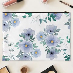 Floral pattern Cosmetic Bag (XXXL) from ArtsNow.com Back