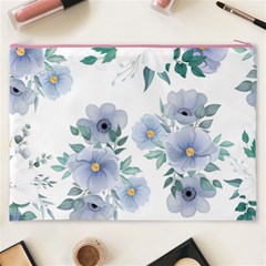 Floral pattern Cosmetic Bag (XXXL) from ArtsNow.com Back
