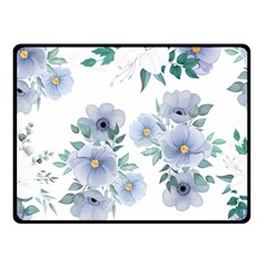 Floral pattern Double Sided Fleece Blanket (Small)  from ArtsNow.com 45 x34  Blanket Front