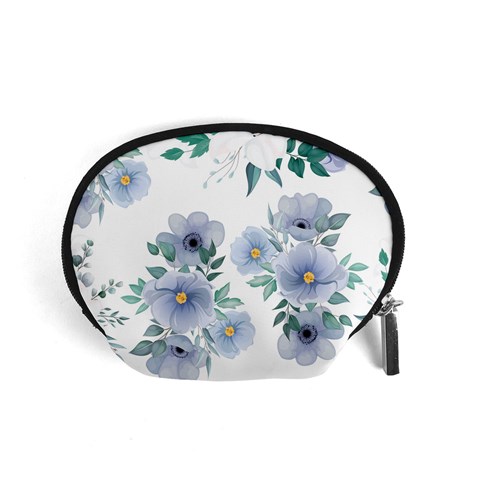 Floral pattern Accessory Pouch (Small) from ArtsNow.com Front