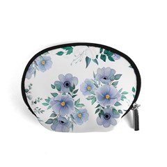 Floral pattern Accessory Pouch (Small) from ArtsNow.com Front