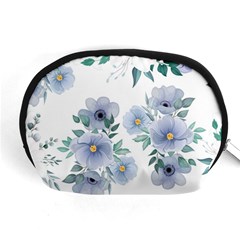 Floral pattern Accessory Pouch (Medium) from ArtsNow.com Front