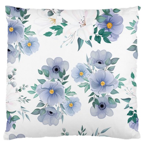 Floral pattern Large Flano Cushion Case (One Side) from ArtsNow.com Front