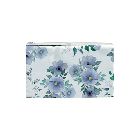 Floral pattern Cosmetic Bag (XS) from ArtsNow.com Front