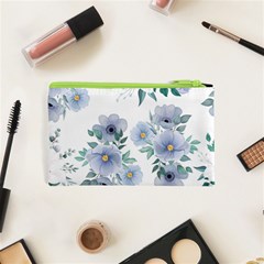 Floral pattern Cosmetic Bag (XS) from ArtsNow.com Back