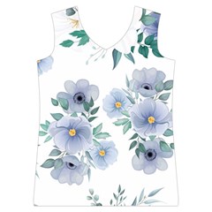 Floral pattern Women s Basketball Tank Top from ArtsNow.com Front