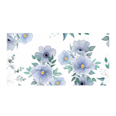 Floral pattern Satin Wrap from ArtsNow.com Front