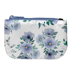 Floral pattern Large Coin Purse from ArtsNow.com Front