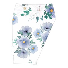 Floral pattern Midi Wrap Pencil Skirt from ArtsNow.com  Front Right 