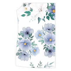 Floral pattern Women s Button Up Vest from ArtsNow.com Front Right