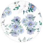 Floral pattern Round Trivet