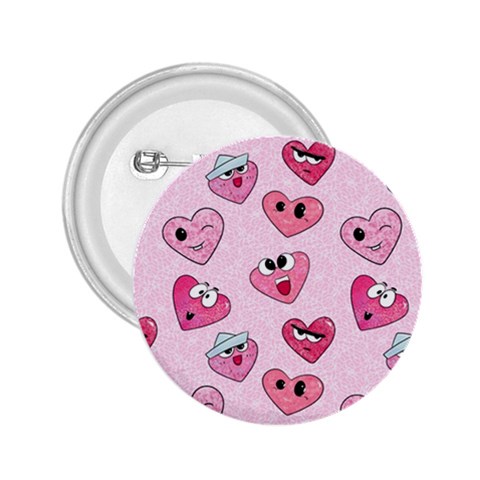 Emoji Heart 2.25  Buttons from ArtsNow.com Front