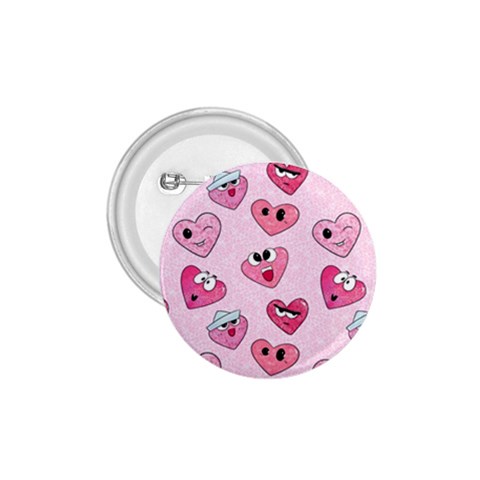 Emoji Heart 1.75  Buttons from ArtsNow.com Front