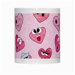 Emoji Heart White Mugs from ArtsNow.com Center