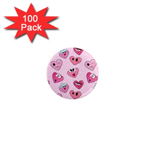 Emoji Heart 1  Mini Magnets (100 pack)  from ArtsNow.com Front