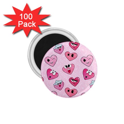 Emoji Heart 1.75  Magnets (100 pack)  from ArtsNow.com Front