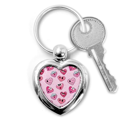 Emoji Heart Key Chain (Heart) from ArtsNow.com Front