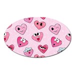 Emoji Heart Oval Magnet