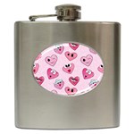 Emoji Heart Hip Flask (6 oz)