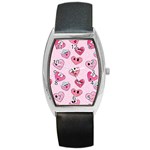 Emoji Heart Barrel Style Metal Watch