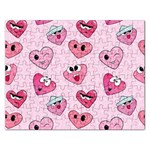 Emoji Heart Rectangular Jigsaw Puzzl