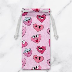 Emoji Heart Jewelry Bag from ArtsNow.com Back