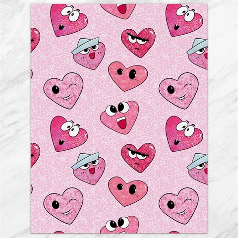 Emoji Heart Canvas 12  x 16  from ArtsNow.com 11.86 x15.41  Canvas - 1