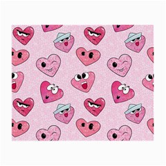 Emoji Heart Small Glasses Cloth (2 Sides) from ArtsNow.com Front