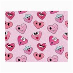 Emoji Heart Small Glasses Cloth (2 Sides)