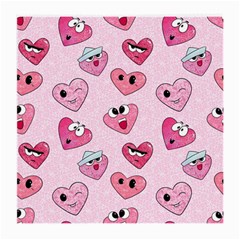Emoji Heart Medium Glasses Cloth (2 Sides) from ArtsNow.com Front