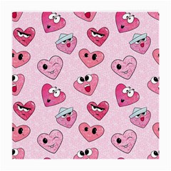 Emoji Heart Medium Glasses Cloth (2 Sides) from ArtsNow.com Front