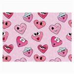 Emoji Heart Large Glasses Cloth