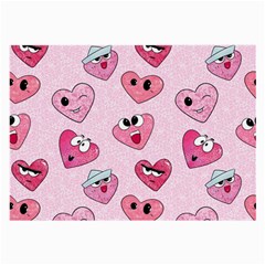 Emoji Heart Large Glasses Cloth (2 Sides) from ArtsNow.com Front