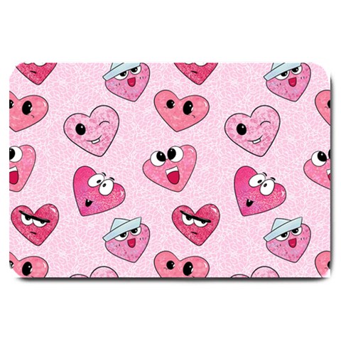 Emoji Heart Large Doormat  from ArtsNow.com 30 x20  Door Mat