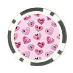 Emoji Heart Poker Chip Card Guard