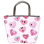 Emoji Heart Bucket Bag