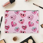 Emoji Heart Cosmetic Bag (Large)