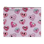 Emoji Heart Cosmetic Bag (XL)