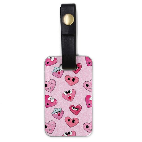 Emoji Heart Luggage Tag (one side) from ArtsNow.com Front