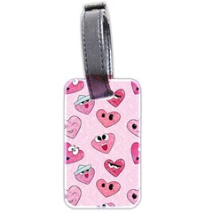 Emoji Heart Luggage Tag (two sides) from ArtsNow.com Back