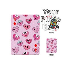 Emoji Heart Playing Cards 54 Designs (Mini) from ArtsNow.com Front - Diamond4