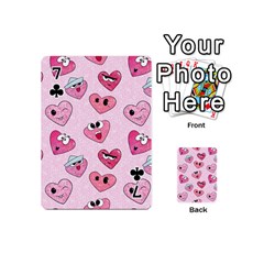 Emoji Heart Playing Cards 54 Designs (Mini) from ArtsNow.com Front - Club7