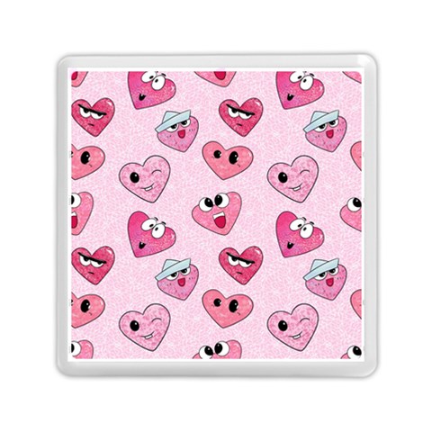 Emoji Heart Memory Card Reader (Square) from ArtsNow.com Front