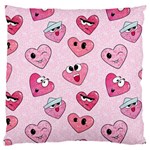 Emoji Heart Large Cushion Case (One Side)