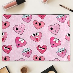 Emoji Heart Cosmetic Bag (XXL) from ArtsNow.com Front